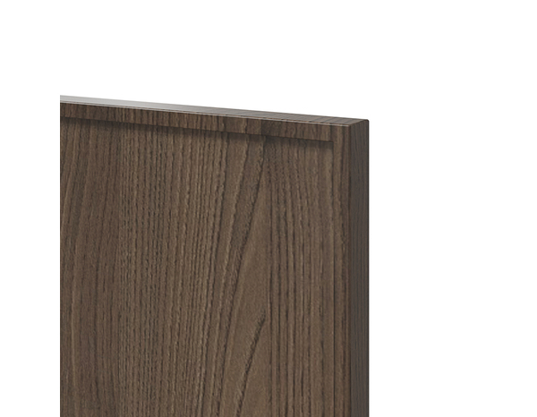 Façade 1 casserolier ou sur-hotte 80cm "Heline" noyer mat - l. 79.7 x h. 35.6cm - Cooke and Lewis - Brico Dépôt