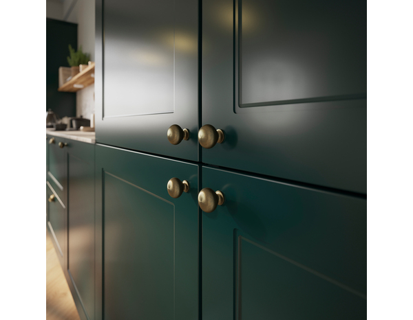 2 boutons de cuisine ronds 3cm doré vieilli - Cooke and Lewis - Brico Dépôt