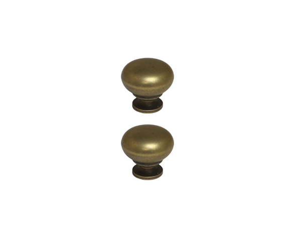 2 boutons de cuisine ronds 3cm doré vieilli - Cooke and Lewis - Brico Dépôt