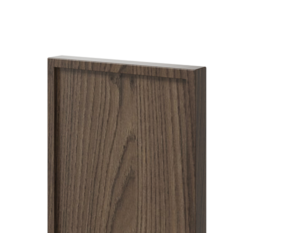 Façade 1 porte 15cm "Heline" noyer mat - l. 14.7 x h. 71.5cm - Cooke and Lewis - Brico Dépôt