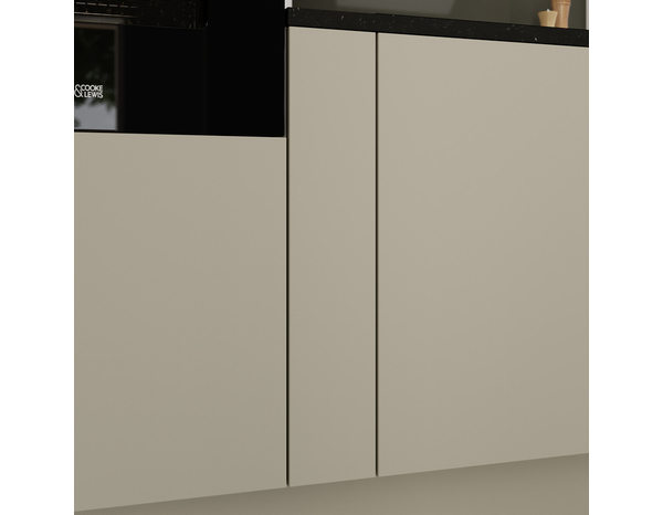 Façade 1 porte 15cm "Dorice" beige mat - l. 14.7 x h. 71.5cm - Cooke and Lewis - Brico Dépôt