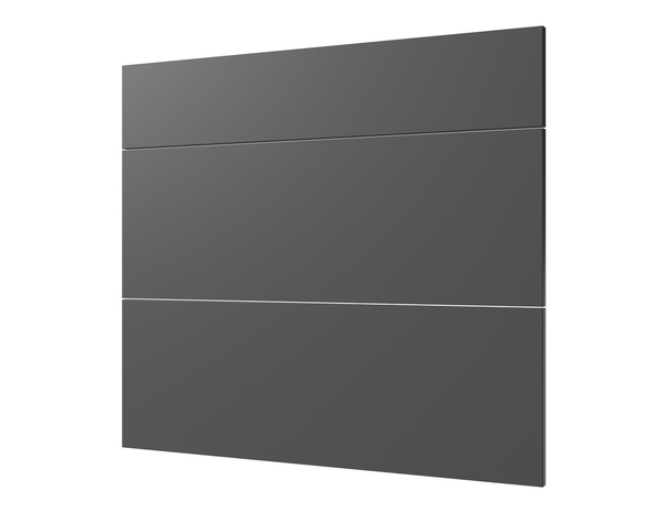 Façade 1 tiroir + 2 casseroliers 80cm "Dorice" anthracite mat - l. 79.7 x h. 71.5cm - Cooke and Lewis - Brico Dépôt