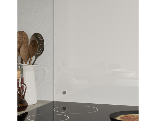 Fond de hotte en verre blanc 60 x 70 cm - Cooke and Lewis - Brico Dépôt