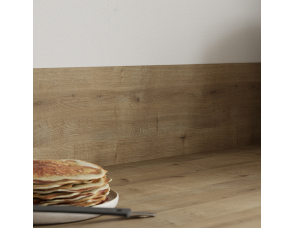 Crédence effet chêne L.240 x H.20 cm x Ep. 8 mm - Cooke and Lewis - Brico Dépôt