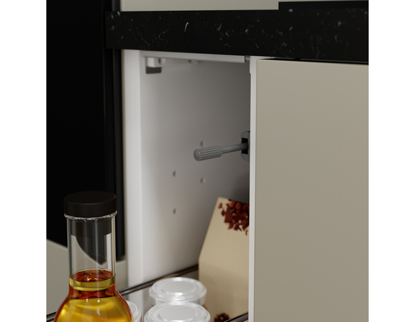 Façade 1 porte 15cm "Dorice" beige mat - l. 14.7 x h. 71.5cm - Cooke and Lewis - Brico Dépôt