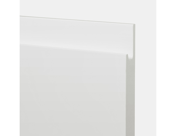 Façade 1 porte 50cm "Glorian" blanc brillant - L. 49.7 x H. 71.5cm - Cooke and Lewis - Brico Dépôt