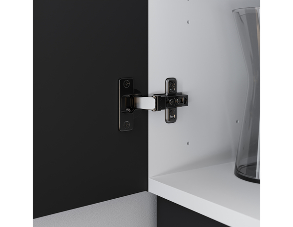 Façade 1 porte 60cm "Florie"anthracite mat - L. 59.7 x H. 71.5cm - Cooke and Lewis - Brico Dépôt