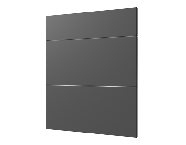 Façade 1 tiroir + 2 casseroliers 60cm "Dorice" anthracite mat - l. 59.7 x h. 71.5cm - Cooke and Lewis - Brico Dépôt