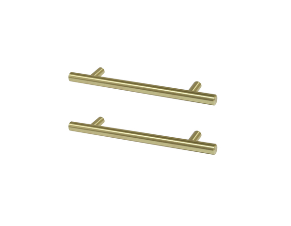 2 poignées de cuisine droites 22cm laiton brossé "ANNATTO" - Cooke and Lewis - Brico Dépôt