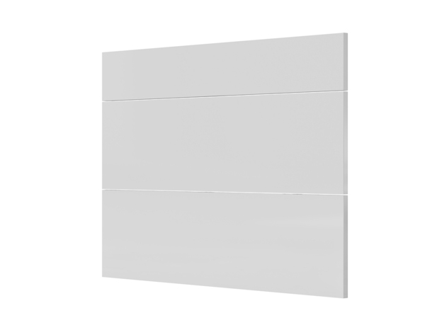 Façade 1 tiroir + 2 casseroliers 100cm "Dorice" blanc brillant - L. 99.7 x H. 71.5cm - Cooke and Lewis - Brico Dépôt