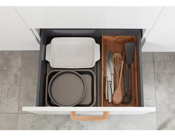 Range-couverts bambou "NITAKI 1" compartiment - L. 20 x P. 42cm - Cooke and Lewis - Brico Dépôt