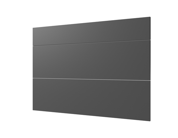 Façade 1 tiroir + 2 casseroliers 100cm "Dorice" anthracite mat - l. 99.7 x h. 71.5cm - Cooke and Lewis - Brico Dépôt