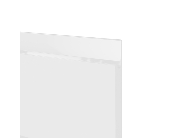 Façade 1 tiroir + 2 casseroliers 100cm "Glorian"blanc brillant - L. 99.7 x H. 71.5cm - Cooke and Lewis - Brico Dépôt