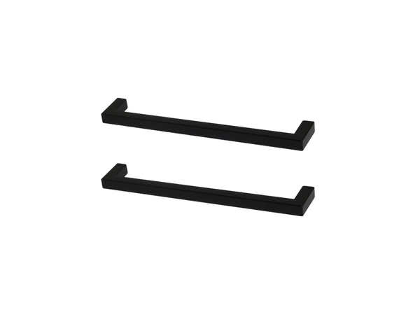 2 poignées de cuisine droites 15cm noir mat - Cooke and Lewis - Brico Dépôt