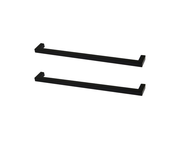 2 poignées de cuisine droites 25cm noir mat - Cooke and Lewis - Brico Dépôt