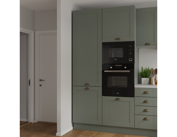 Façade colonne 60cm "Coline" vert sauge - l. 59.7 x h. 128.7cm - Cooke and Lewis - Brico Dépôt