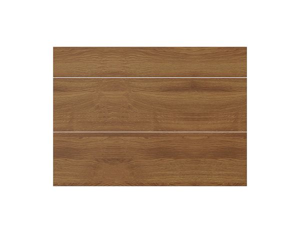 Façade 1 tiroir + 2 casseroliers 100cm "Basilie" chêne fumé - L. 99.7 x H. 71.5cm - Cooke and Lewis - Brico Dépôt