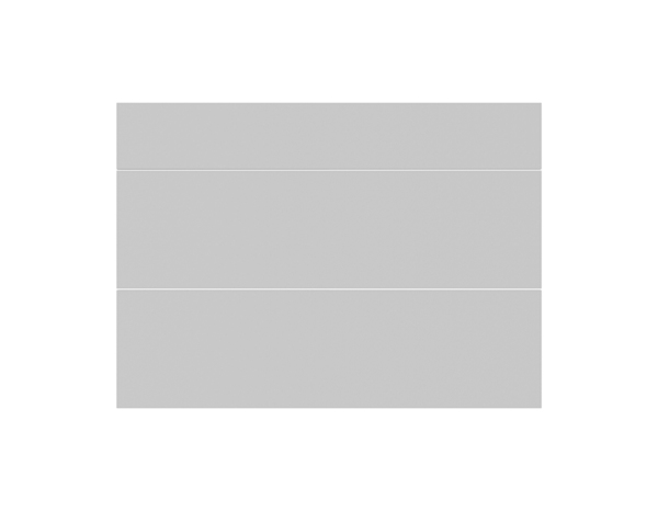 Façade 1 tiroir + 2 casseroliers 100cm Adèle gris mat - L. 99.7 x H. 71.5cm - Cooke and Lewis - Brico Dépôt