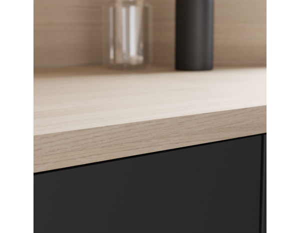 Bande de chant effet bois miel L. 300 cm x l. 4,0 cm - Cooke and Lewis - Brico Dépôt