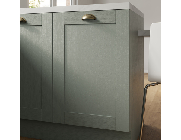 Façade 1 porte 50cm "Coline" vert sauge - l. 49.7 x h. 71.5cm - Cooke and Lewis - Brico Dépôt