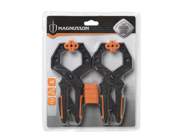 Lot de 2 pinces-étau à cliquet - GR50 - MAGNUSSON - Brico Dépôt