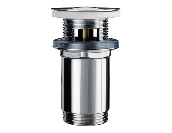 Bonde de lavabo en laiton Quick clac rentrant - Diam. 32 mm - Wirquin - Brico Dépôt