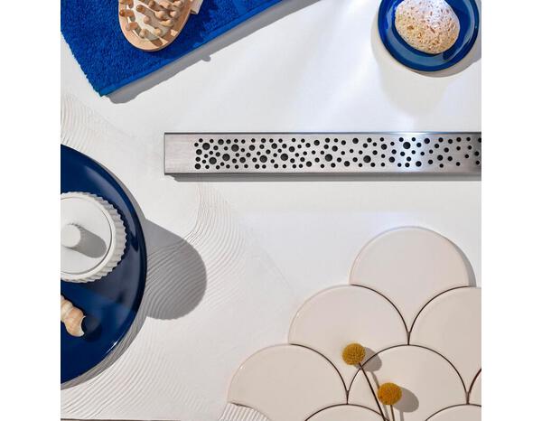 Caniveau pour douche à l'italienne "VENISIO L700 SODA" - 70 cm - Wirquin - Brico Dépôt