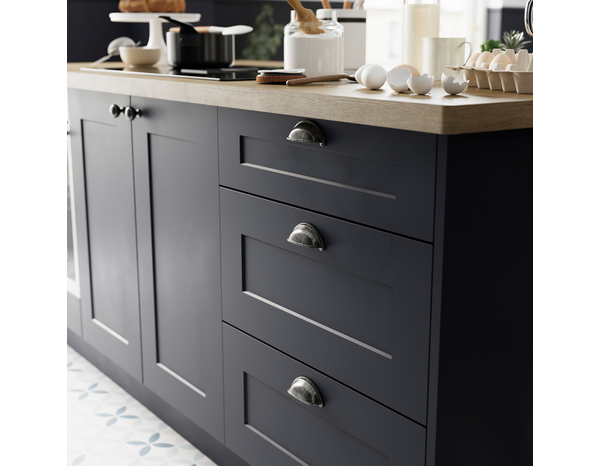 2 coques de cuisine 10cm étain vieilli - Cooke and Lewis - Brico Dépôt