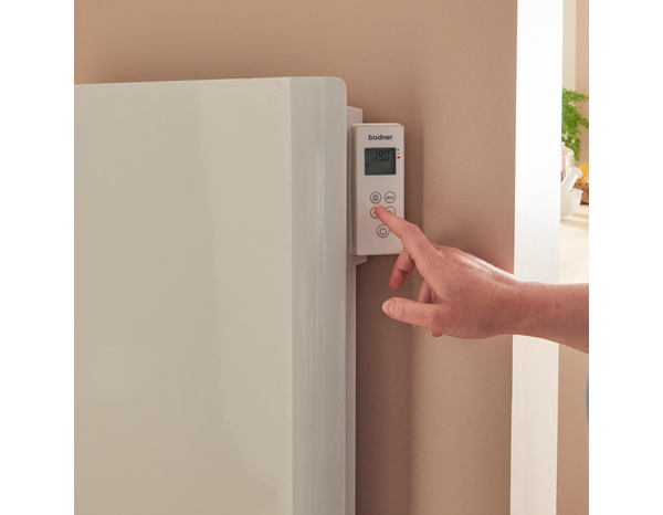 Radiateur électrique en acier "Terencia" vertical 1500 W - Brico Dépôt