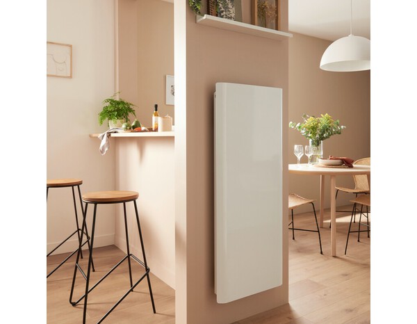 Radiateur électrique en acier "Terencia" vertical 1500 W - Brico Dépôt