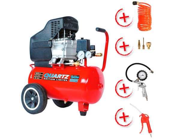 Compresseur coaxial 8 bars 24 L - 2 CV - Prodif - Brico Dépôt