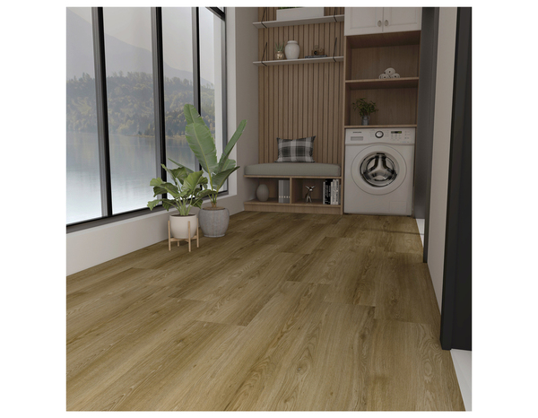 Lame PVC à clipser 4 mm "Bois Blond" - Brico Dépôt