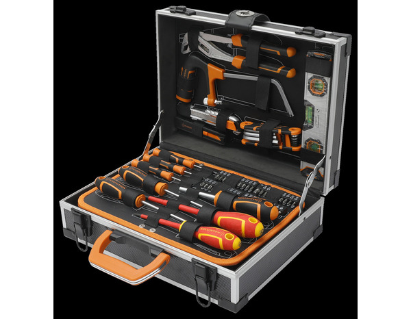 Mallette aluminium 100 pièces - MAGNUSSON - Brico Dépôt