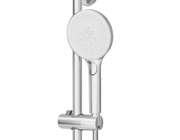 Colonne de douche et bain thermostatique "FARA" chrome - Cooke and Lewis - Brico Dépôt