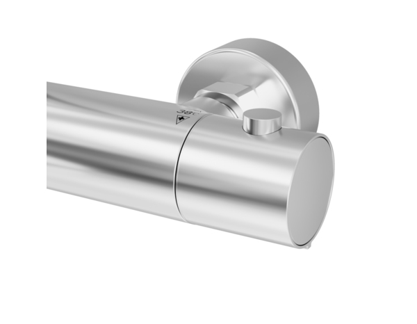 Colonne de douche et bain thermostatique "FARA" chrome - Cooke and Lewis - Brico Dépôt