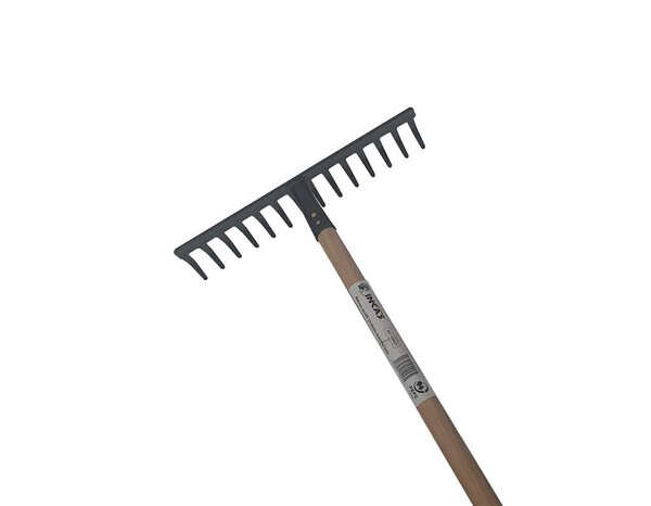 Râteau 14 dents courbes manche en bois 130 cm - Brico Dépôt