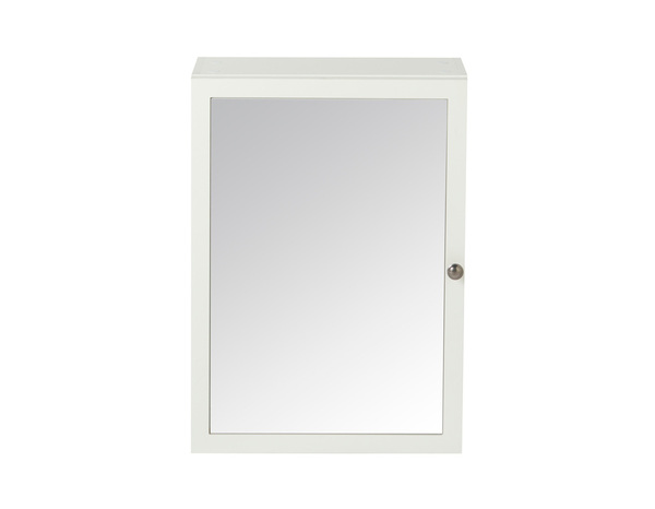 Armoire murale miroir "Perma" blanc. H. 70 cm; L. 50 cm; P. 15 cm - GoodHome - Brico Dépôt