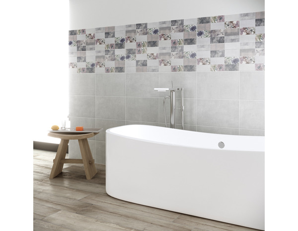 Carrelage mur intérieur "LIBRA" gris - 25 x 40 cm - Brico Dépôt