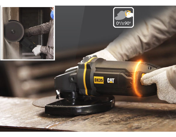 Meuleuse d'angle DX35 - Diamètre. 230 mm 2350 W - CAT - Brico Dépôt
