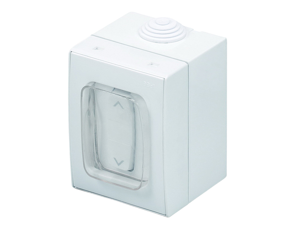 Store banne motorisé gris - 5 x 3 m avec semi-coffre - Marque BLOOMA - Brico Dépôt