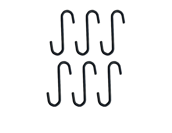 6 crochets en S noir mat - Cooke and Lewis - Brico Dépôt