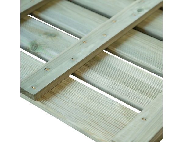 Dalle en bois vert "Durance" L. 50 x l. 50 x Ep. 3 cm - Marque BLOOMA - Brico Dépôt