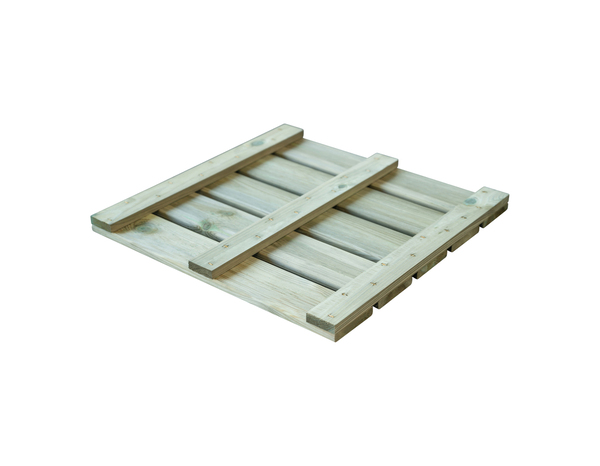 Dalle en bois vert "Durance" L. 50 x l. 50 x Ep. 3 cm - Marque BLOOMA - Brico Dépôt