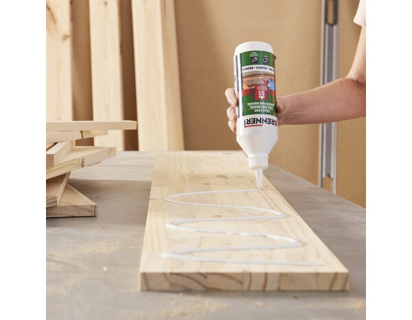 Colle à bois D3 intérieur/extérieur blanche - bouteille 500 ML - Brenner - Brico Dépôt