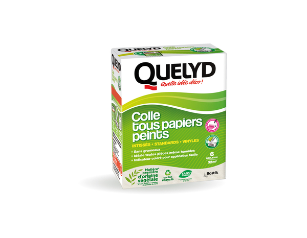 Colle colorée tous papiers peints - 300 g - Quelyd - Brico Dépôt