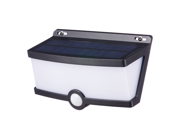 Applique mural solaire a detection 5000K - Brico Dépôt