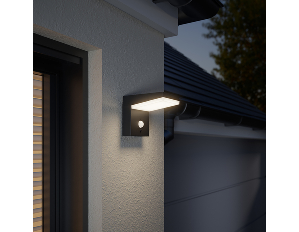 Applique solaire detection IP44 5000K H. 18 cm - Marque BLOOMA - Brico Dépôt
