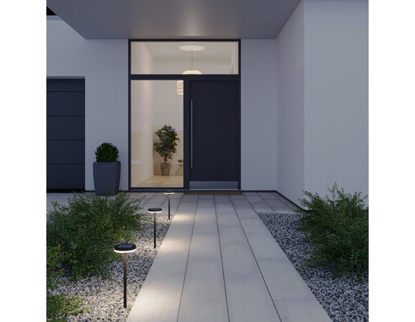 Spot à piquer solaire 5000K H. 46,5 cm - Brico Dépôt