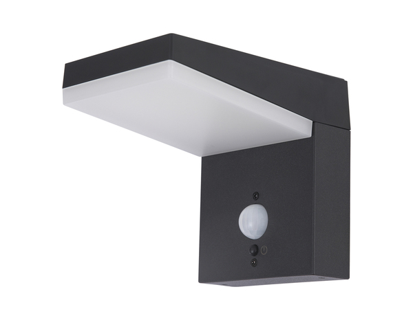 Applique solaire detection IP44 5000K H. 18 cm - Marque BLOOMA - Brico Dépôt