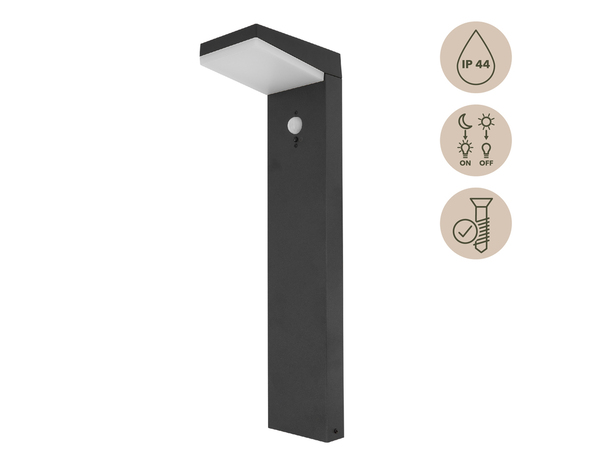 Potelet solaire detection IP44 5000K H. 50 cm - Marque BLOOMA - Brico Dépôt